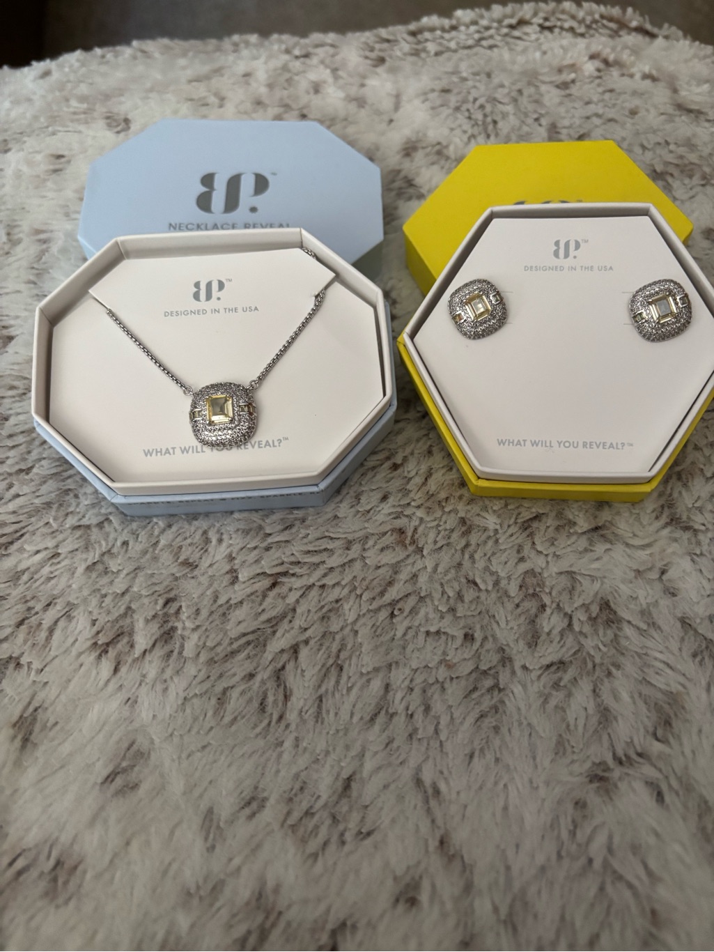 Bomb Party Lemon Cubic Zirconia Set